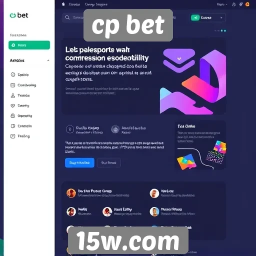 Análise da interface do usuário do site cp bet